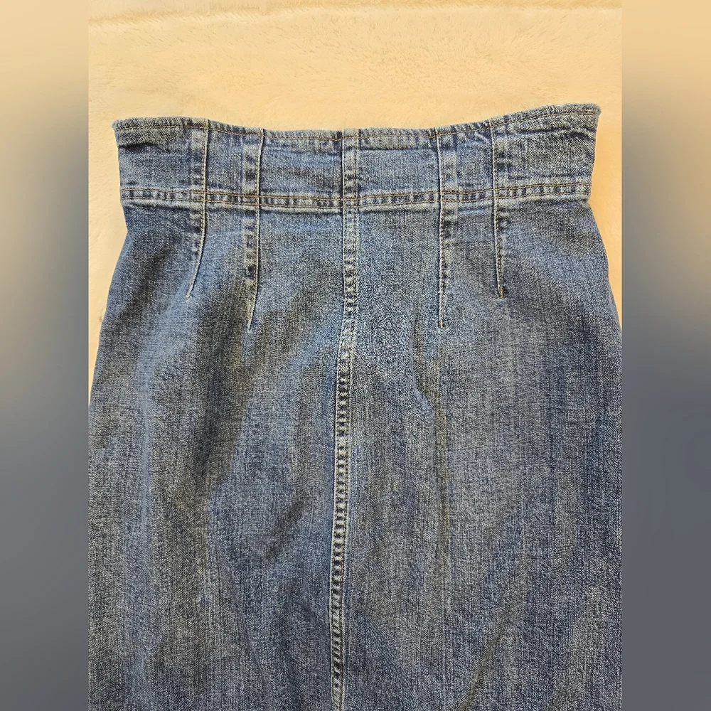 Rebecca Taylor La Vie High Waist Denim Pencil Skirt Size 29 - Picture 7 of 11